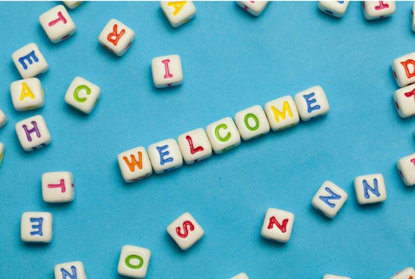 Welcome tiles